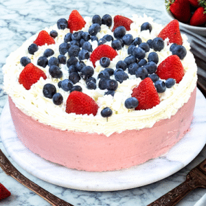 Almond Cherry Chocolate Cake