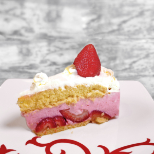 Strawberry yoghurt mousse